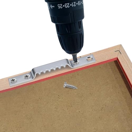 Sawtooth Picture Hangers Heavy Duty - Supports 144 lbs, 15 Pack Large Sawtooth Hangers with Screws, for Hanging Heavy Photos Frame Paintings Decorations - size: Large Heavy Sawtooth - 15 Pack