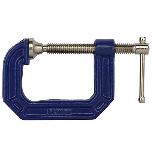 IRWIN 1415-C Tools QUICK-GRIP C-Clamp, 1 1/2-inch, 1 1/2-inch Throat Depth (2025101) - size: 1 Count (Pack of 1)