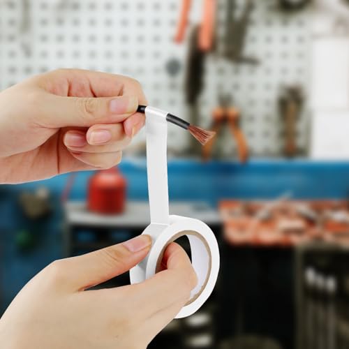 Romeda 9 Pack Electrical Tapes, Electrical Tape Water, Sun, and Oil Resistant, Electrical Tape is Suitable for Most Domestic, Commercial, and Industrial environments - White - color: White