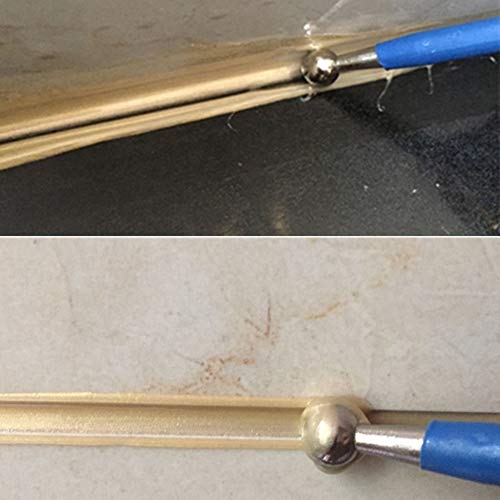 Caulking Tool Kit,Caulk FinishingToolsTile Floor Joint Repair Kit for Bathroom Kitchen and the Rest of the Household, Blue