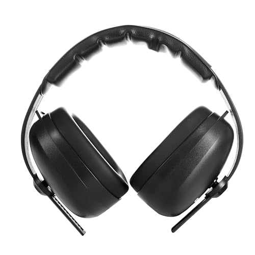 NORTHSKY Ear Muffs for Noise Reduction, 27 dB NRR - ABS Shell, Adjustable Headband, Black