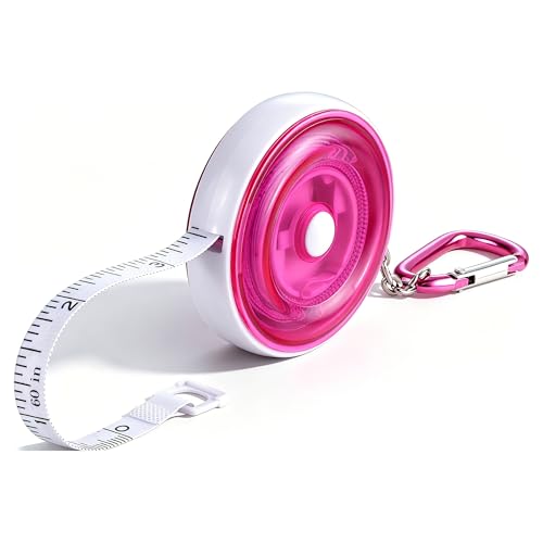 WORKPRO Soft Tape Measure, 60'' Retractable Measuring Tape for Body, Pink - color: Pink