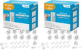 Vmaisi Adhesive Magnetic Locks for Cabinets & Drawers (10 Locks and 2 Keys) (Pack of 2) - size: Standard (Pack of 2)
