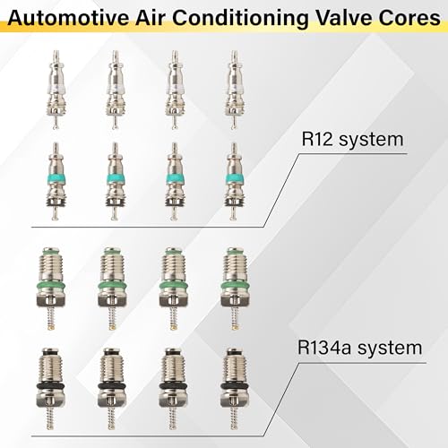 39 PCS Air Conditioning Valve Core Accessories Kit, Schrader Valve Tool