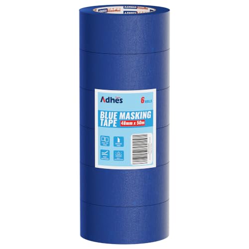 ADHES Blue Masking Tape Painter Tape 2in 14Day UV-Anti - size: 48mm x 50m