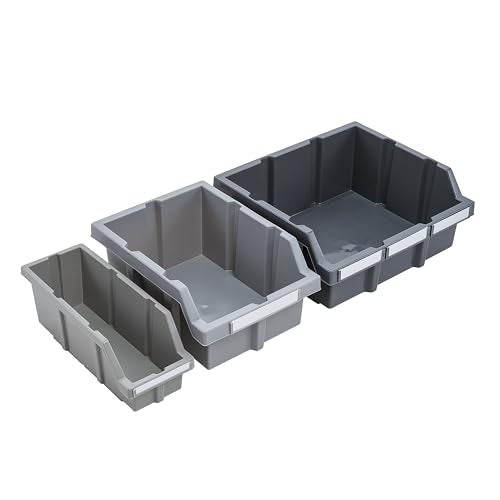 7-Tier NSF 22-Bin Steel Wire Shelving Rack, 36"W x 14"D x 56"H, Gray | 22 slide-out bins with tilt-lock design keep supplies organized and accessible - color: Gray, size: 22 Bin