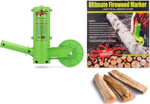 THE MINGO Marker Firewood Marking Wheel -Chainsaw Firewood Measuring Tool Marking - Measuring Marker - Mingo Marker Firewood Cutting Tools - Firewood Logging Tools (20" Marking Wheel) - size: 20" Marking Wheel
