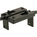 Prime-Line F 2628 Vinyl Spring-Loaded Replacement Window Tilt Latch Pair, 1-11/16" Hole Center, Black (Single Pack) - color: Matte Black, size: 1 Count (Pack of 1)
