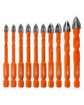 BGTEC Tile Drill Bit Set 10PCS 3/16"-1/2" Masonry Drill Bits for Concrete - size: 10pcs 5MM*2+6MM*4+8MM*2+10MM+12MM