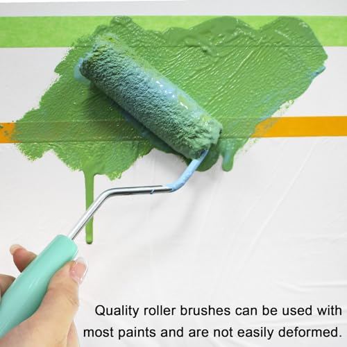 11 Pack Paint Roller Kit, 4 Inch Roller Covers with Frame & Tray - size: 4 Inch