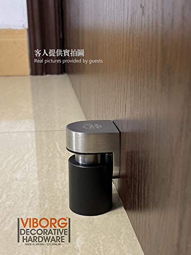 VIBORG Deluxe Solid Sus304 Stainless Steel Casting Powerful Floor Mount Mounted Magnetic Pop Up Doorstop Door Stopper Door Stop Door Catch RS-39A