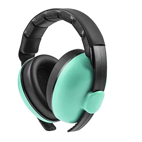 Noise Cancelling Headphones for Kids, Babies Ear Protection Earmuffs Noise Reduction for 0-3 Years Babies, Toddlers, Infant (Mint Green) - color: Green