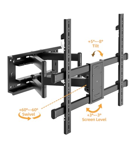 TV Wall Mount for 50-90 inch TVs, 200mm (7.87") Height Adjustable - size: 50-90 Inch