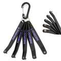 NEIKO 01320A Ultra Low Profile Offset Screwdriver Hex Set, 5 Pc, Heavy Duty S2 Steel Construction, SAE, 10mm Bit Depth, Angled Hex Bit, Bent Screwdriver for Tight Spaces, Allen Wrench Keychain - style: Hex SAE