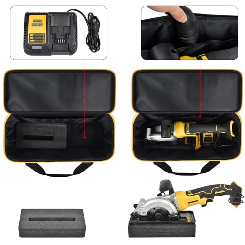 SAIKA Circular Saw Bag for DEWALT ATOMIC 20V MAX 4-1/2-Inch, Case Only