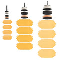 129 pc Flex Edge 1”, 2” and 3” Sanding Discs for DrillSet with Backing Pads - style: Flex Edge 129 Piece Kit