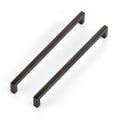 Ravinte Oil Rubbed Bronze Cabinet Handles Cabinet Pulls 7-1/2 Inch 5 Pack | Zinc Alloy, Slim Square Bar Grip, Smooth Drawer Pull Feel, Kitchen Cabinet Update, For Cupboards, Dressers, Drawers, Hardware - color: Oil Rubbed Bronze, size: Flat Black 7-1/2''