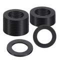 uxcell 18Pcs Rubber Washers, 1 9/16 OD x 1 ID x 0.1" Thickness Flat Washers for Bolts Spacers, Shower Head, Plumbing, Hose Connecting - size: 1 9/16 OD x 1 ID x 0.1"