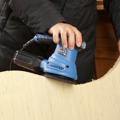 2.5-Amp Random Orbital Sander Corded 4.9-Inch with 20Pcs Sandpapers