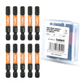 toolant 6 mm Impact Hex Bit Set, 10-Piece, 2-inch - size: 6mm(10pcs)
