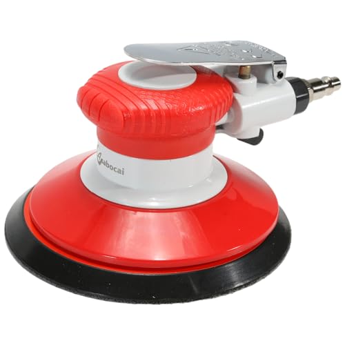6 Inches Air Random Orbital Sander, Pneumatic Palm Sanders For Wood Polisher Metal,And Auto Body Work, Dual-action Sander - size: 6inch