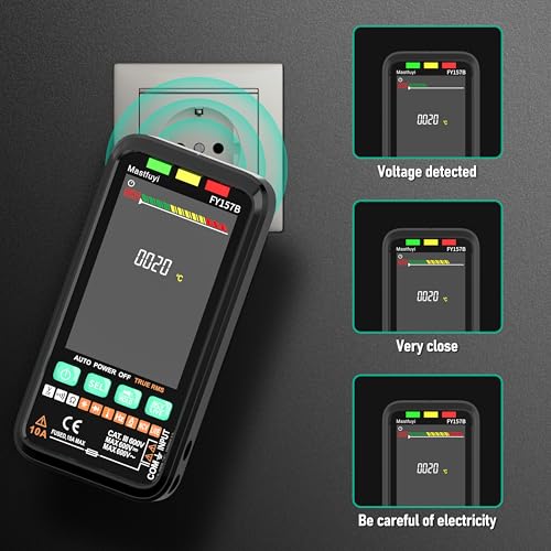 6000 Counts TRMS Digital Multimeter,Rechargeable Electrical Tester