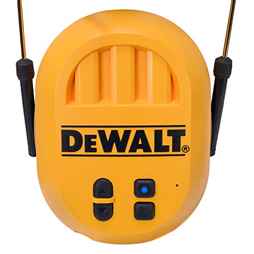 DEWALT DPG17 Rechargeable Bluetooth Earmuffs, Hearing Protection, NRR 25