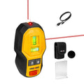 PREXISO Rechargeable Cross Line Laser Level & Magnetic Stud Finder, 2-in-1 Leveler Tool, Non-Electronic Stud Finder