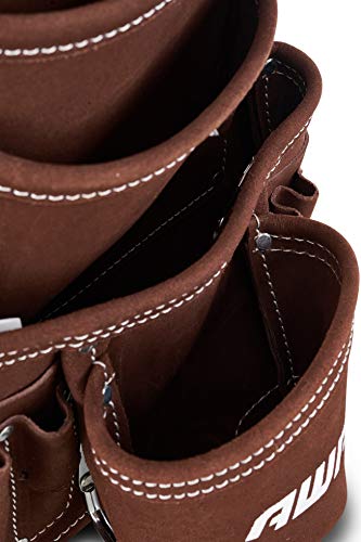 AWP Tool Pouch, Electrician Tool Pouch, Premium, Professional Multi-Pocket Organizer - size: 1 Pack, style: 10 Pocket Tool Pouch