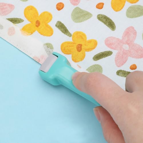 JianLing 3PCS Sewing Tool Quilting Roller Fabric Fixing Presser Wheel Plastic Handle Rose Red Green Purple for Quilting Printing Wallpaper Bedding Clothing Carpet