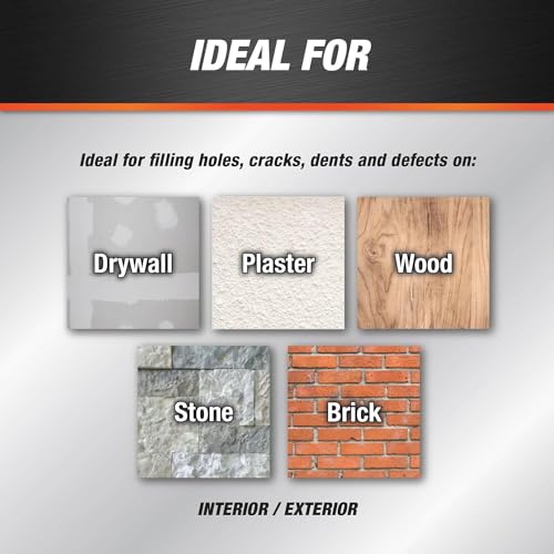 1 qt DAP 12330 DryDex Interior/Exterior Spackling- Pack of 2 - size: 1 Quart - Pack of 2