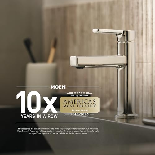 Moen T4692NL Voss Volume Control Valve Trim Kit, Valve Required, Polished Nickel - color: Polished Nickel