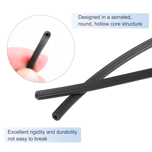 uxcell Screen Spline, 0.19"x300FT Round Window Screen Repair Retainer Spline for Door Window Screens Replacement, Black - size: 0.19" x 300ft