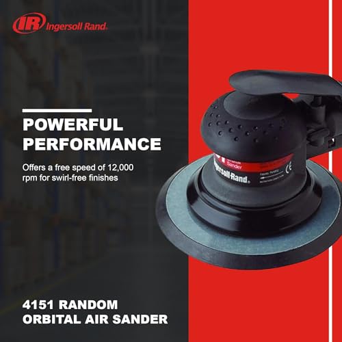Ingersoll Rand 4151 Random Orbital Air Sander - style: 4151 Vacuum Ready Random Orbit Pneumatic Sander