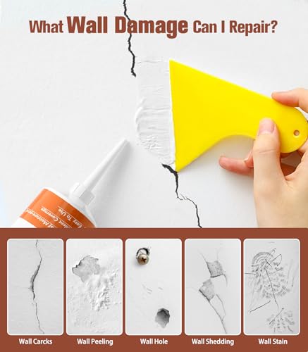 NINGOO Drywall Repair Kit,2 Pack Wall Repair Paste for Wall Holes & Cracks