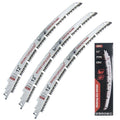 12 Inch Arc Edge Reciprocating Saw Blade with U-Groove Chip Removal Design, 7TPI Japanese Teeth with Arc-Curved Saw Blades for Wood Pruning, Tree Trimming & Wood Cutting, 3‑Pack - size: 12 Inch