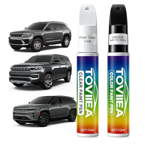 Baltic Gray Metallic(PAS/WAS) Touch Up Paint for JEEP - color: (PAS/WAS)Baltic Gray Metallic for 2025 Jeep Grand Cherokee/2024 Jeep Grand Cherokee/2025 Jeep Grand Cherokee 4xe/2024 Jeep Grand Cherokee 4xe/2024 Compass/2024 Wagoneer/2024 Grand Wagoneer/202