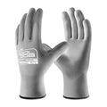 COOLJOB 12/60 Pairs Safety Work Gloves Pack Bulk with Grip PU Coating - color: Grey, size: Medium (Pack of 12)