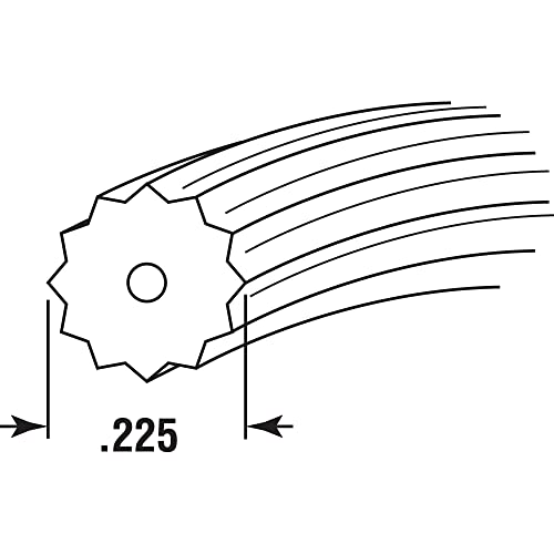 Prime-Line P 7970 Screen Retainer Spline, 0.225 In., 25 ft., Black (1 Roll) - size: 0.225 in.