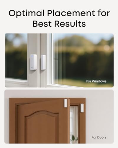 eufy Security Entry Sensor E20, Window & Door Alarm, 5-Year Battery