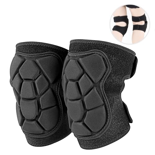 OTraki Gardening Knee Pads for Women & Men Knee Cushion for Kneeling | Adjustable High Elastic Soft Durable Kneepads for House Floor Cleaning, Gardening Maintain, Construction Work, Black L