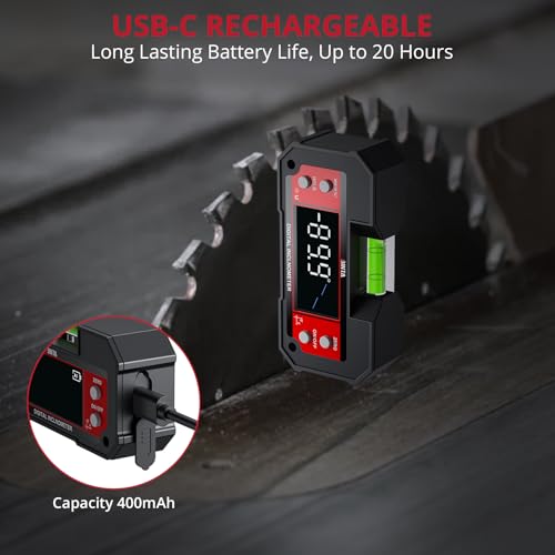 BINTA Digital Angle Finder Dual Axis Level Box 4×90° X-axis ±60° Y-axis