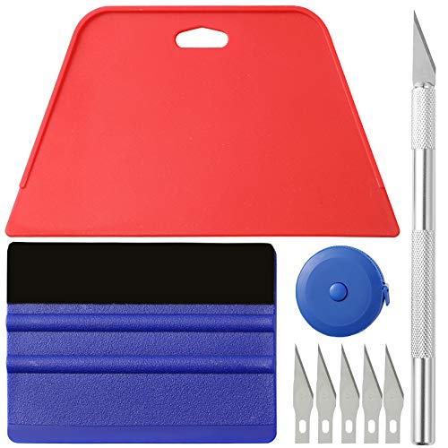 Wallpaper Smoothing Tool Kit for Contact Paper Peel and Stick Wallpaper Car Wrap Vinyl Window Tint Glass Film - color: Basic Kit