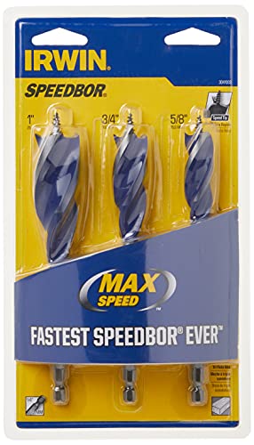 IRWIN Drill Bit Set for Wood, 3-Piece (3041003)