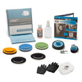 GLASS POLISH DIY Glass Scratch Removal Deluxe Kit 2" & 3" - Effective Glass Polishing with Drill or Polisher, Repairs Deep Scratches, Removes Surface Damage and Restores Original Clarity & Shine - size: 2 & 3 inch (12 Abrasives)