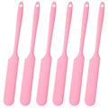 Gartful 6PCS Silicone Spatula Sticks, Non-Stick Epoxy Resin Mixing Sticks Scraper Tools, Reusable Stirring Rods for Resin, Paint, Waxing, Liquid, Arts Crafts Supplies, Facial Mask, Pink - color: Pink, size: Large