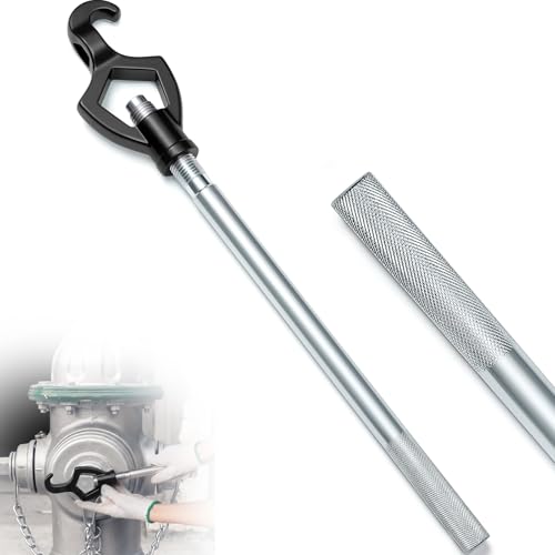 Tandefio 1 Pcs Fire Hydrant Wrench, 1-1/2" to 3", Black - color: Black, size: 1-1/2" to 3"