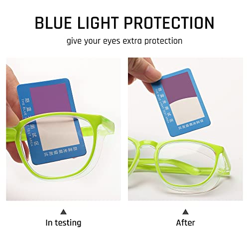 Stylish Safety Glasses, Clear Anti-Fog Anti-Scratch Protective Glasses For Men And Women - color: Apple Green