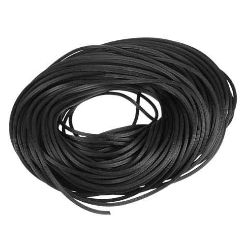 uxcell Screen Spline, 0.09"x100FT Round Window Screen Repair Retainer Spline for Door Window Screens Replacement, Black - size: 0.09" x 100ft
