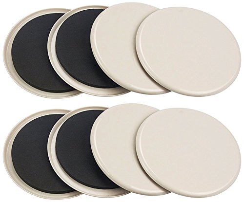 8pcs 7in. Carpet Sliders - Furniture Protectors & Movers